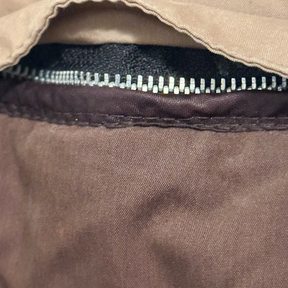 Men’s London Fog Brown Jacket with Tan Collar As is - Picture 7 of 10